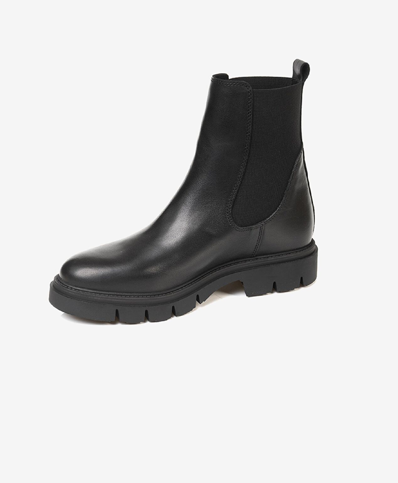 Kadın Siyah Hakiki Deri Chelsea Bot - 2