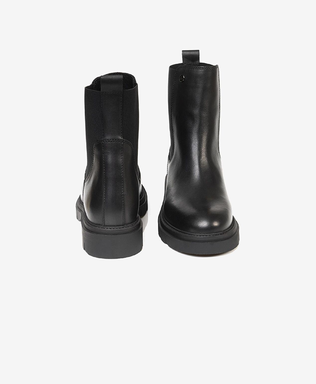 Kadın Siyah Hakiki Deri Chelsea Bot - 6