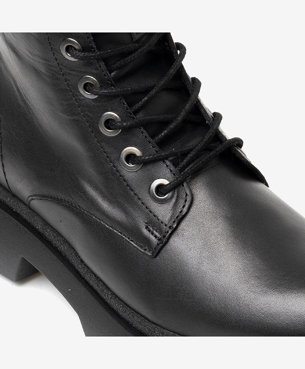 Kadın Siyah Hakiki Deri Casual Bot - 5