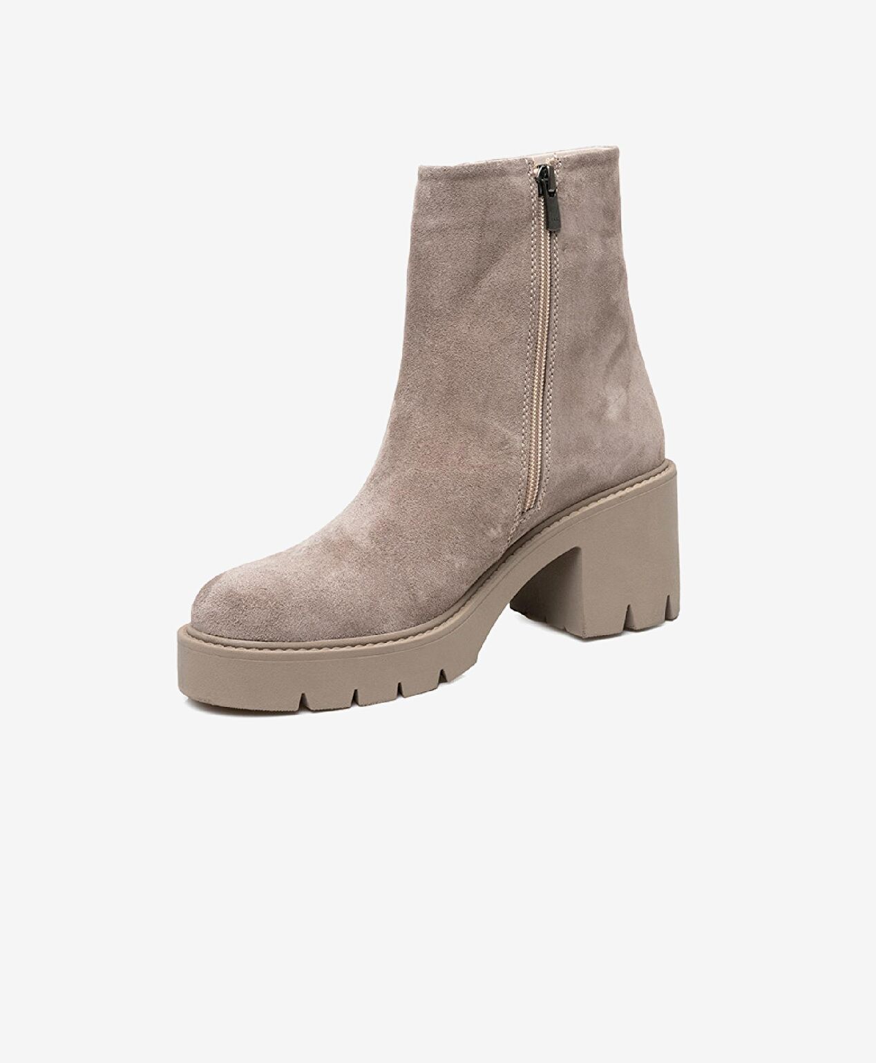 Kadın Vizon Hakiki Deri Termo Light Taban Topuklu Bot - 2