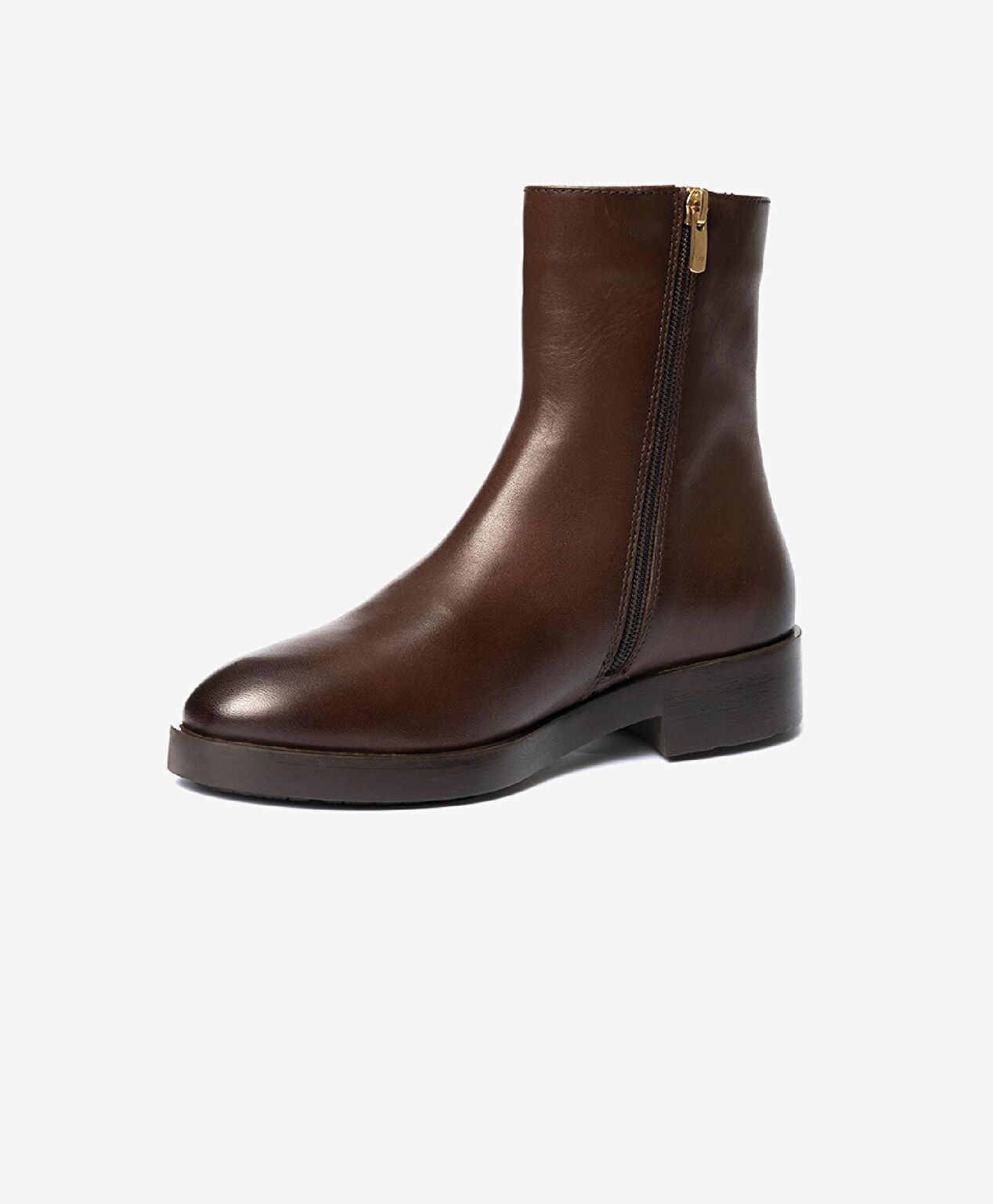 Kadın Açık Kahverengi Hakiki Deri Bot - 3