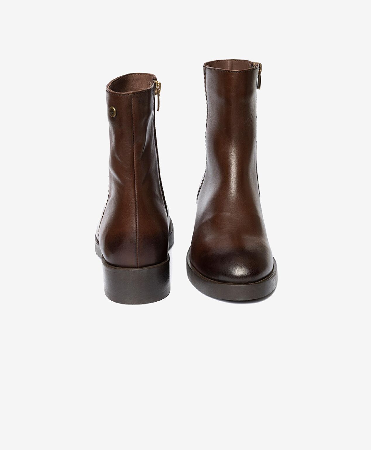 Kadın Açık Kahverengi Hakiki Deri Bot - 7