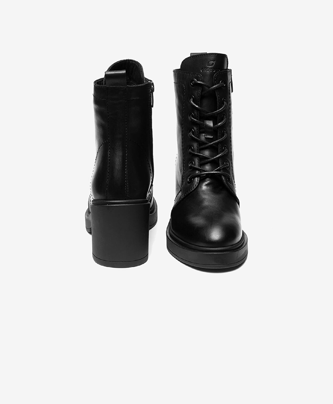 Kadın Siyah Hakiki Deri Termo Taban Topuklu Bot - 7