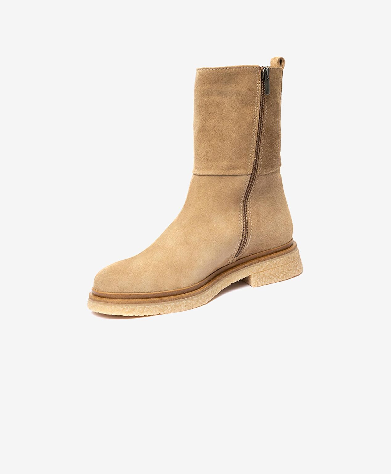 Kadın Sahra Hakiki Deri Topuklu Bot - 2