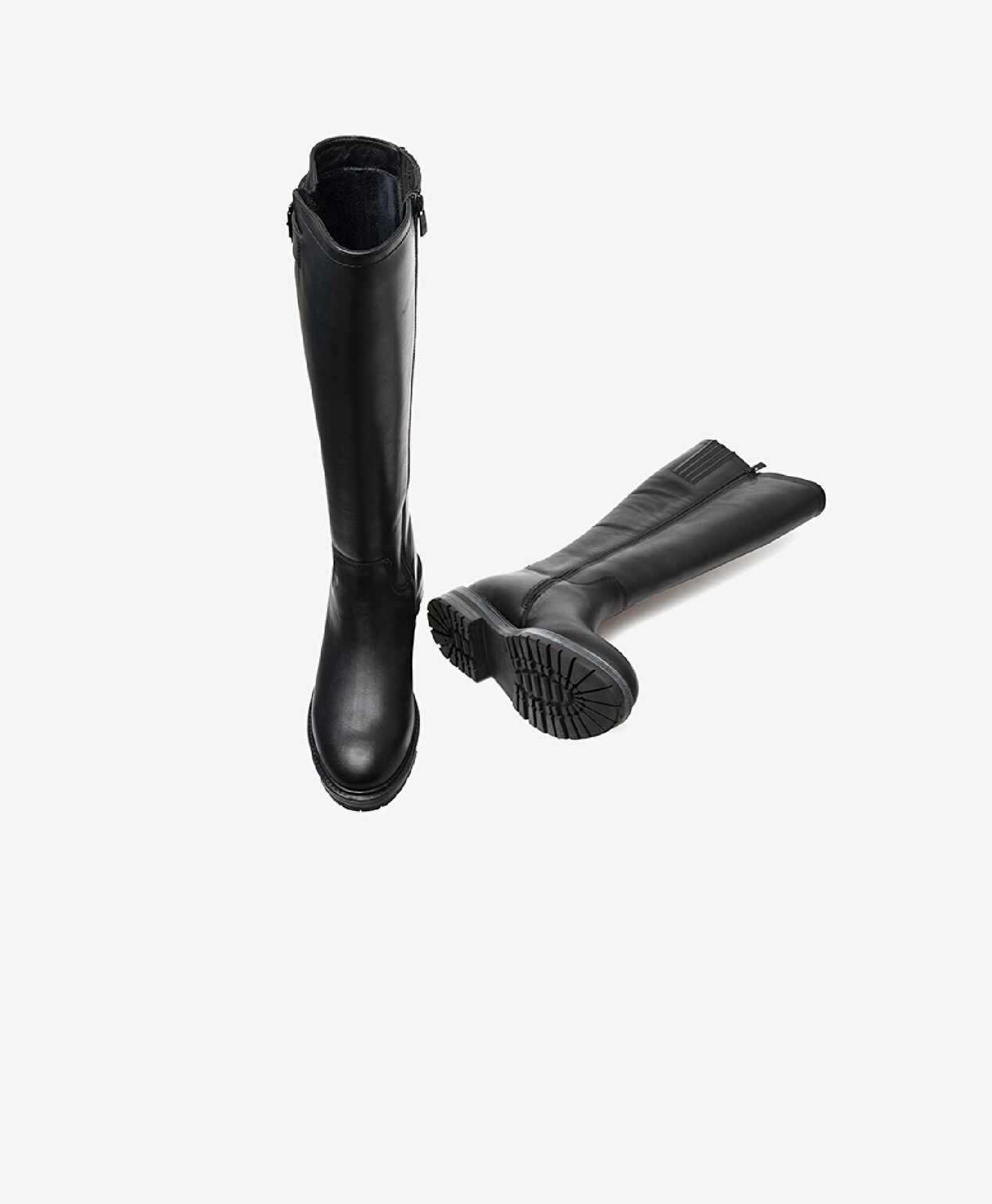 Kadın Siyah Hakiki Deri Çizme - 5