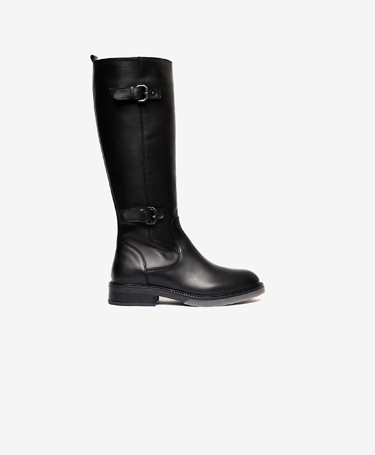 Kadın Siyah Hakiki Deri Çizme - 1