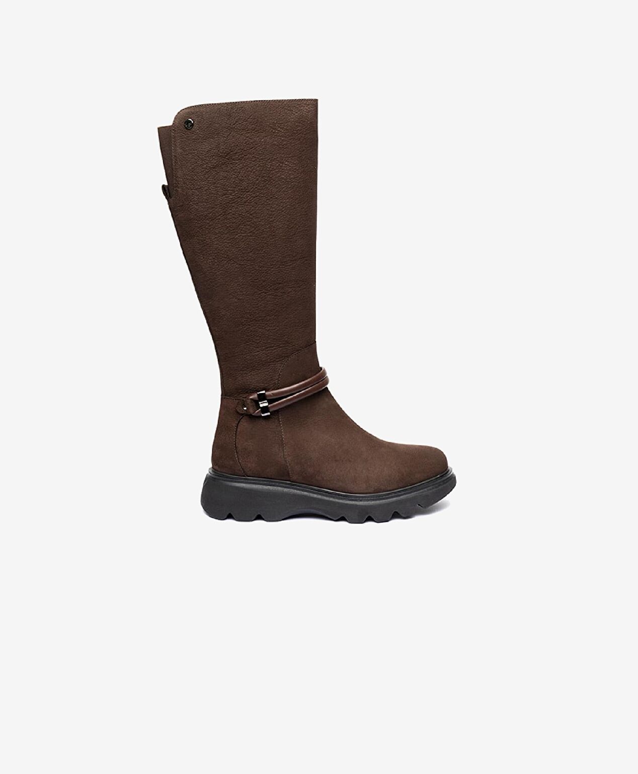 Kadın kahve Hakiki Deri Çizme - 1