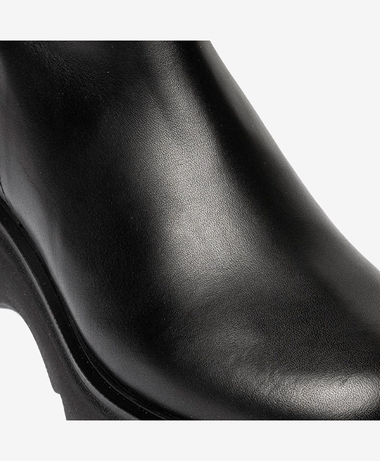 Kadın Siyah Hakiki Deri Çizme - 4