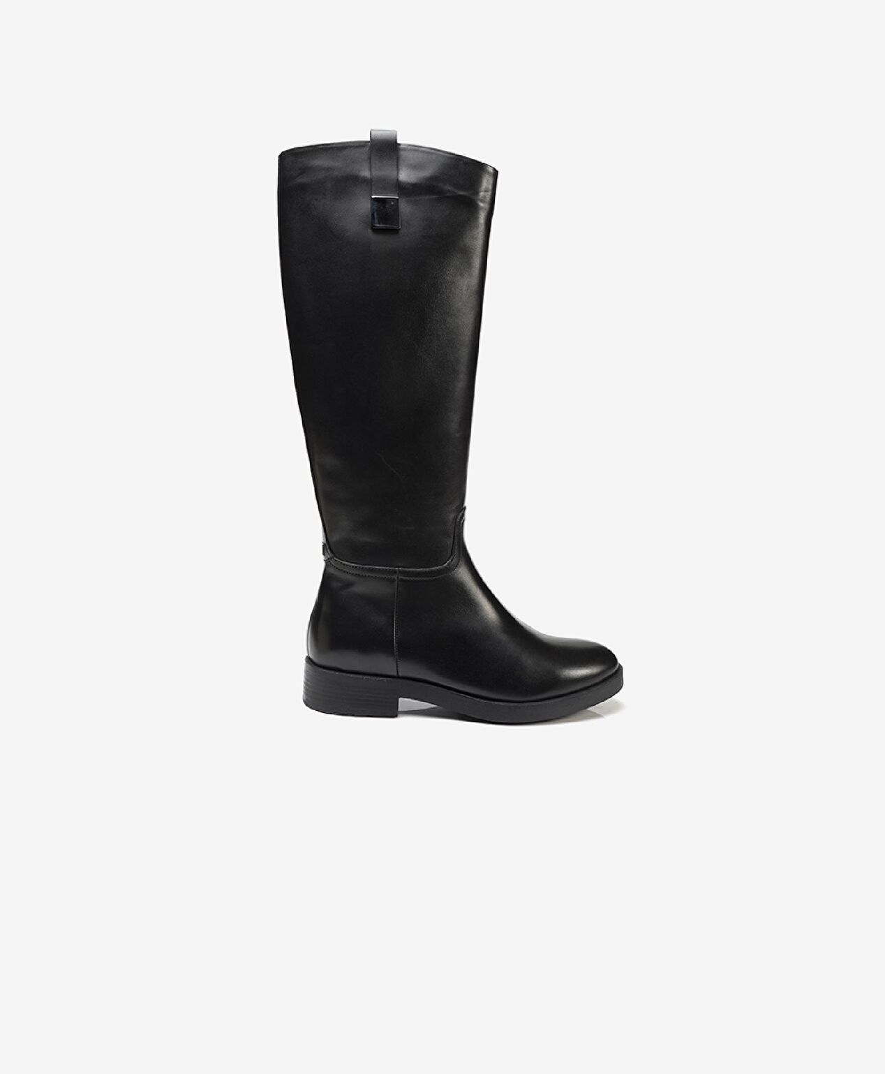 Kadın Siyah Hakiki Deri Termo Taban Çizme - 1