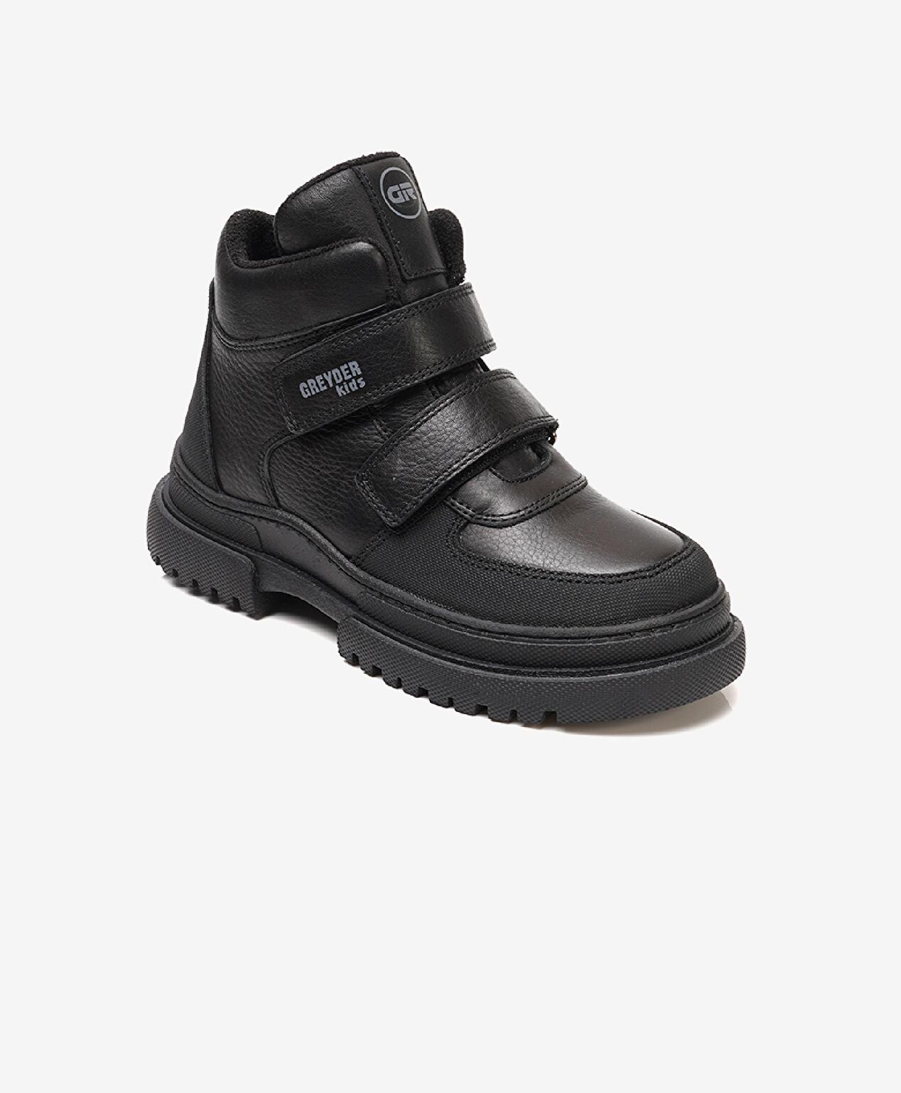 Çocuk Siyah Hakiki Deri Bot - 1