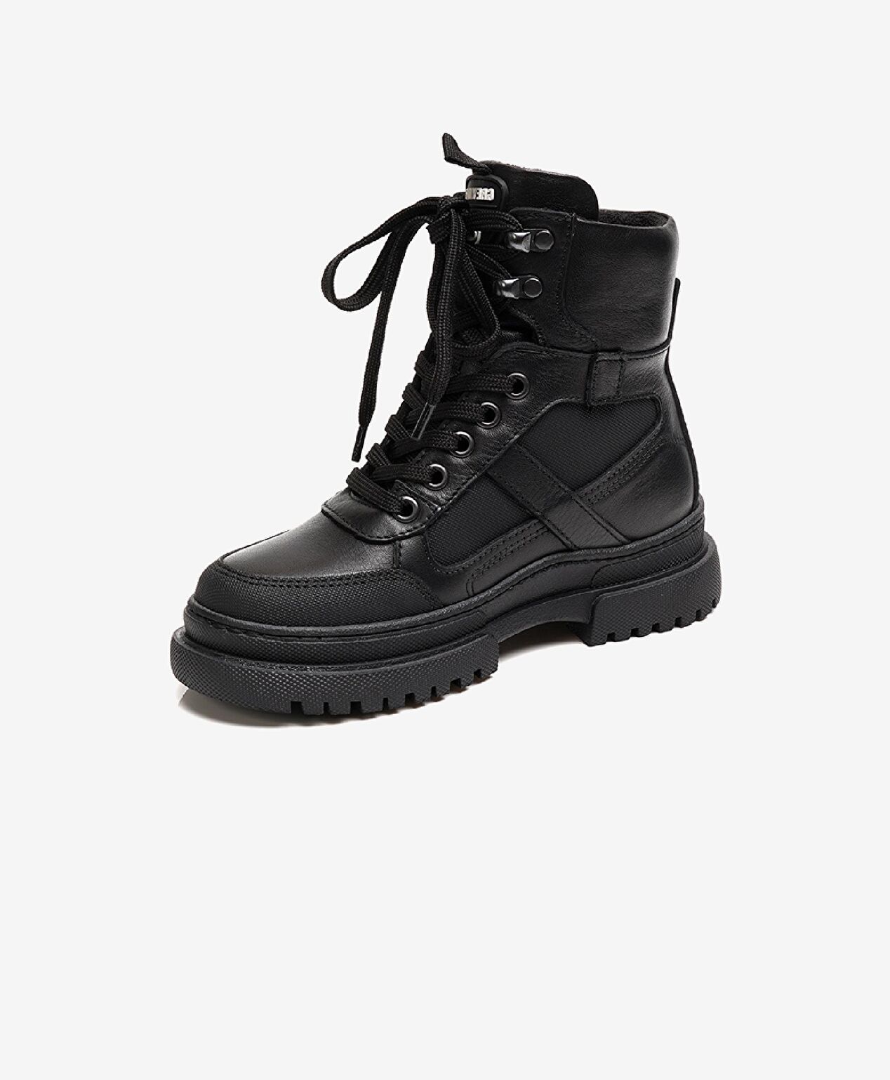 Erkek Çocuk Siyah Hakiki Deri Bot - 2