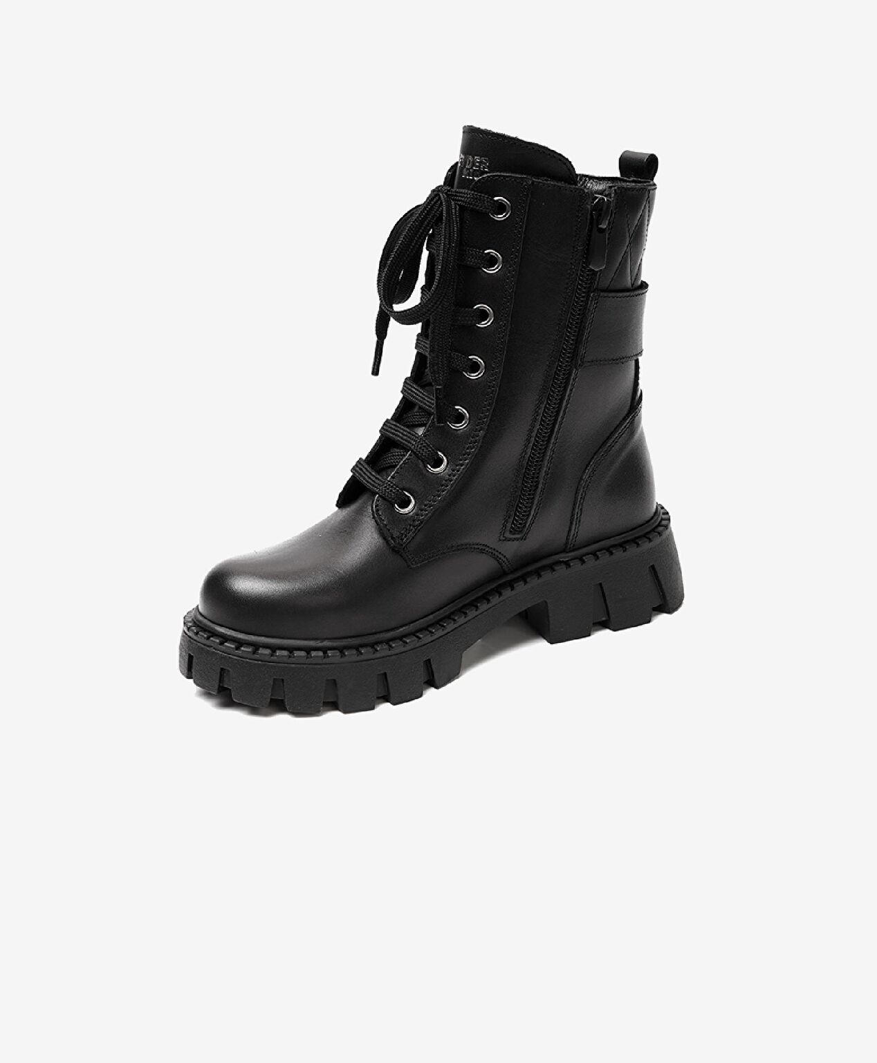 Kız Çocuk Siyah Hakiki Deri Bot - 2