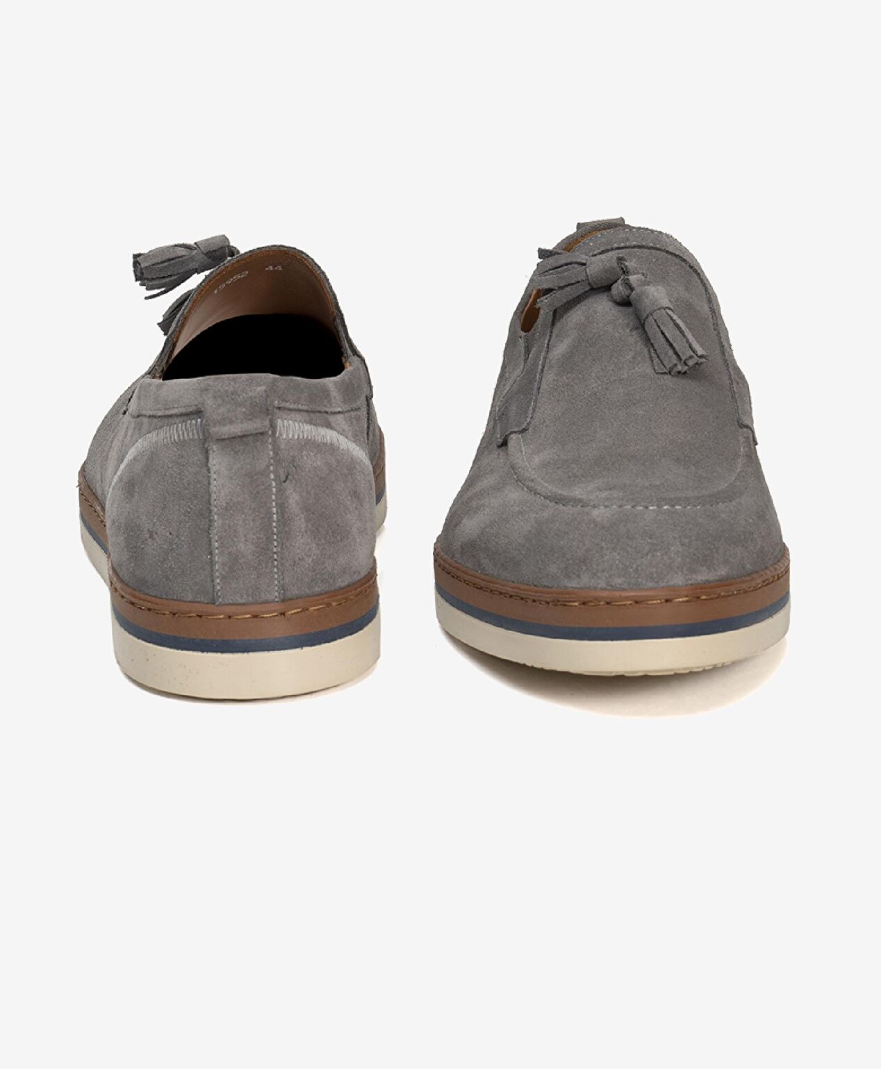 Erkek Füme Hakiki Deri Loafer Ayakkabı - 6