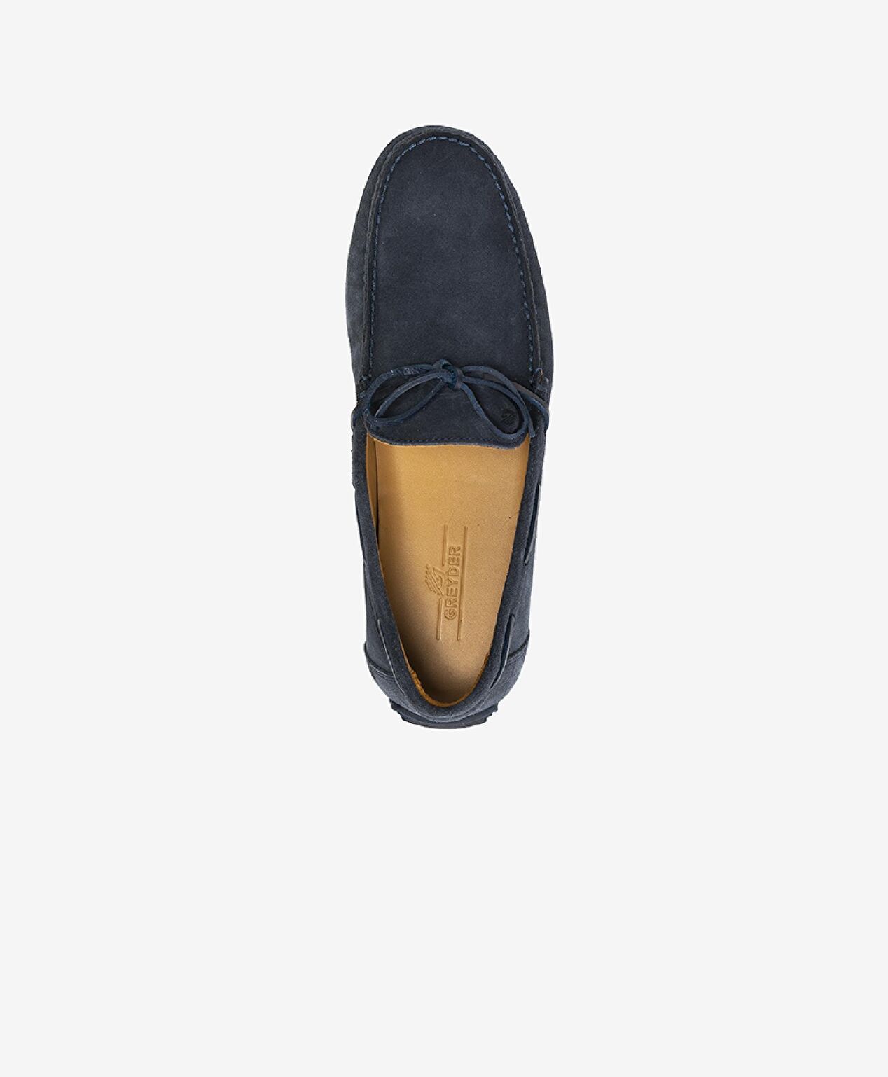 Erkek Lacivert Hakiki Deri Loafer Ayakkabı - 3