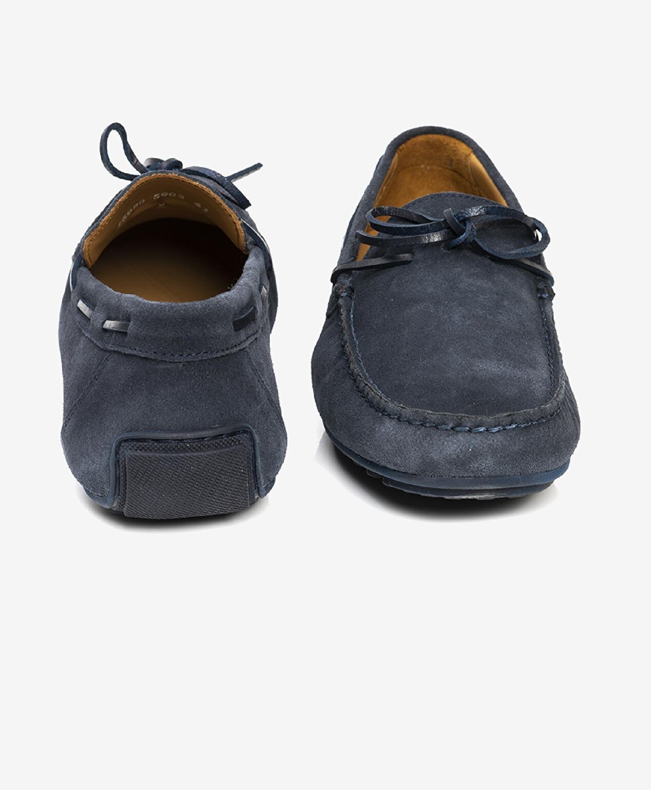 Erkek Lacivert Hakiki Deri Loafer Ayakkabı - 6