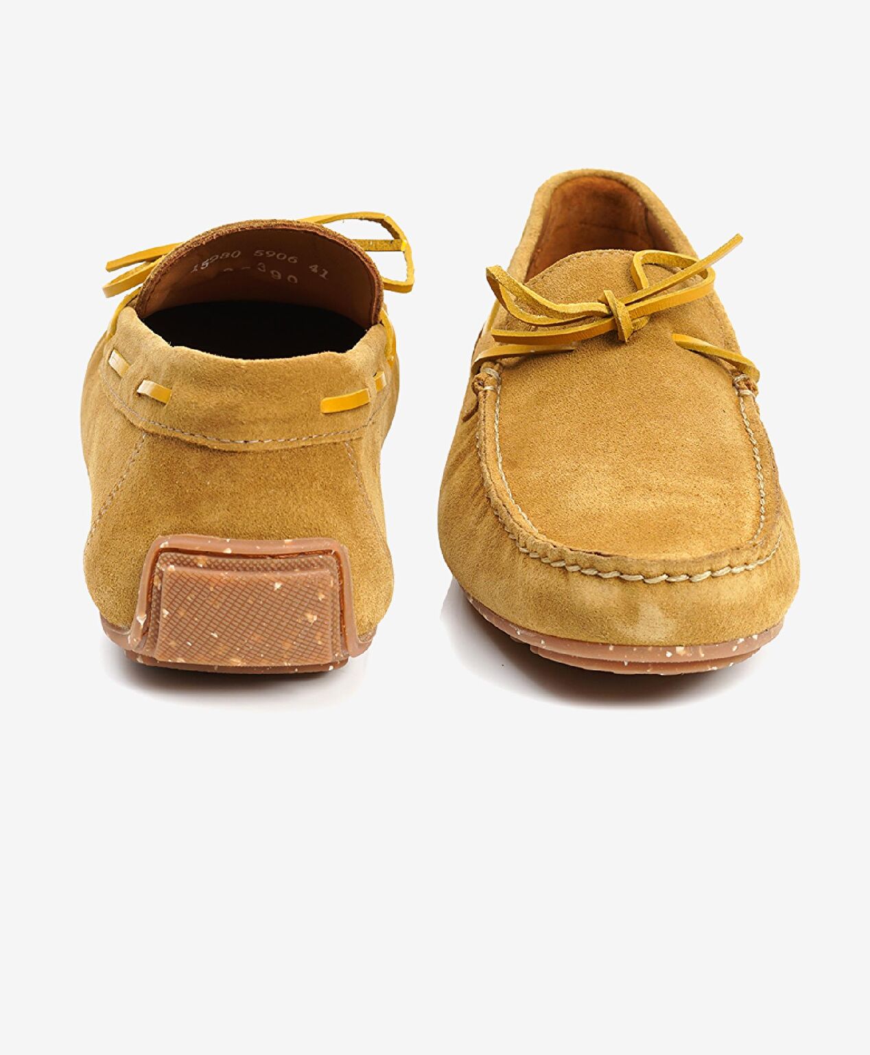 Erkek Hardal Hakiki Deri Loafer Ayakkabı - 6