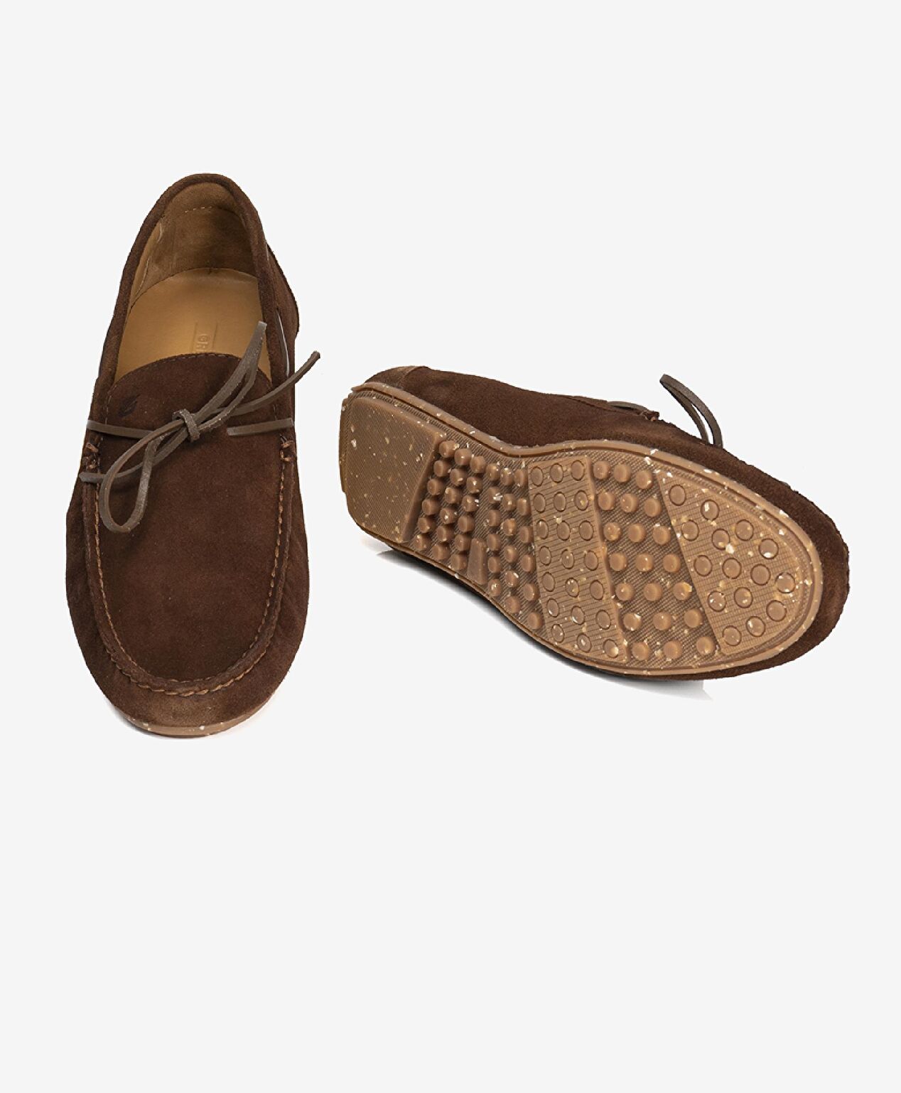 Erkek Tütün Hakiki Deri Loafer Ayakkabı - 5
