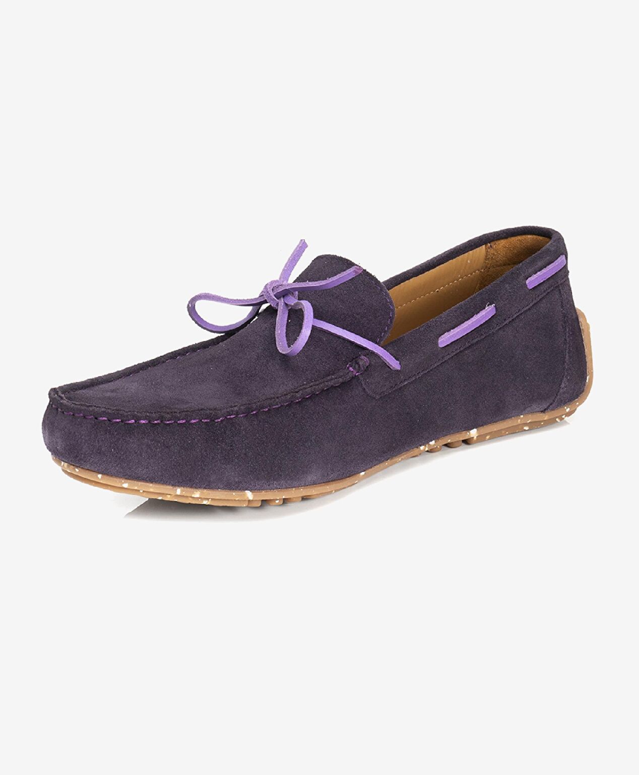 Erkek Mürdüm Hakiki Deri Loafer Ayakkabı - 2