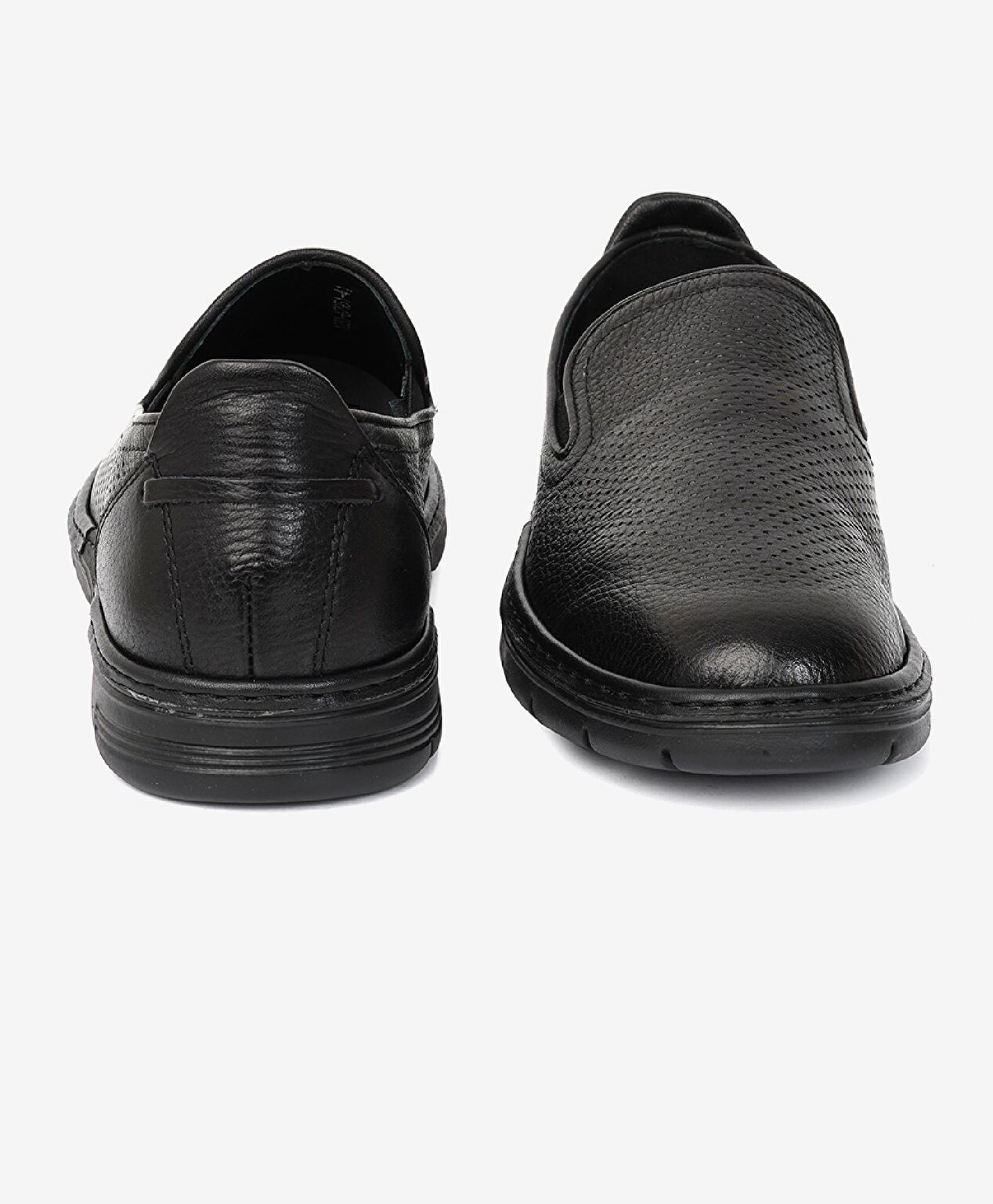 Erkek Siyah Hakiki Deri Comfort Ayakkabı - 6