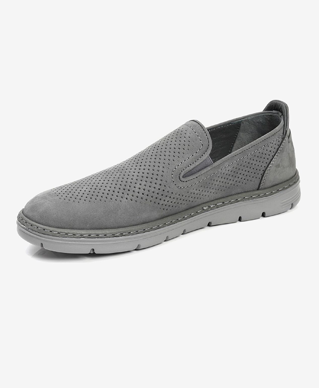Erkek Füme Hakiki Deri Comfort Ayakkabı - 2