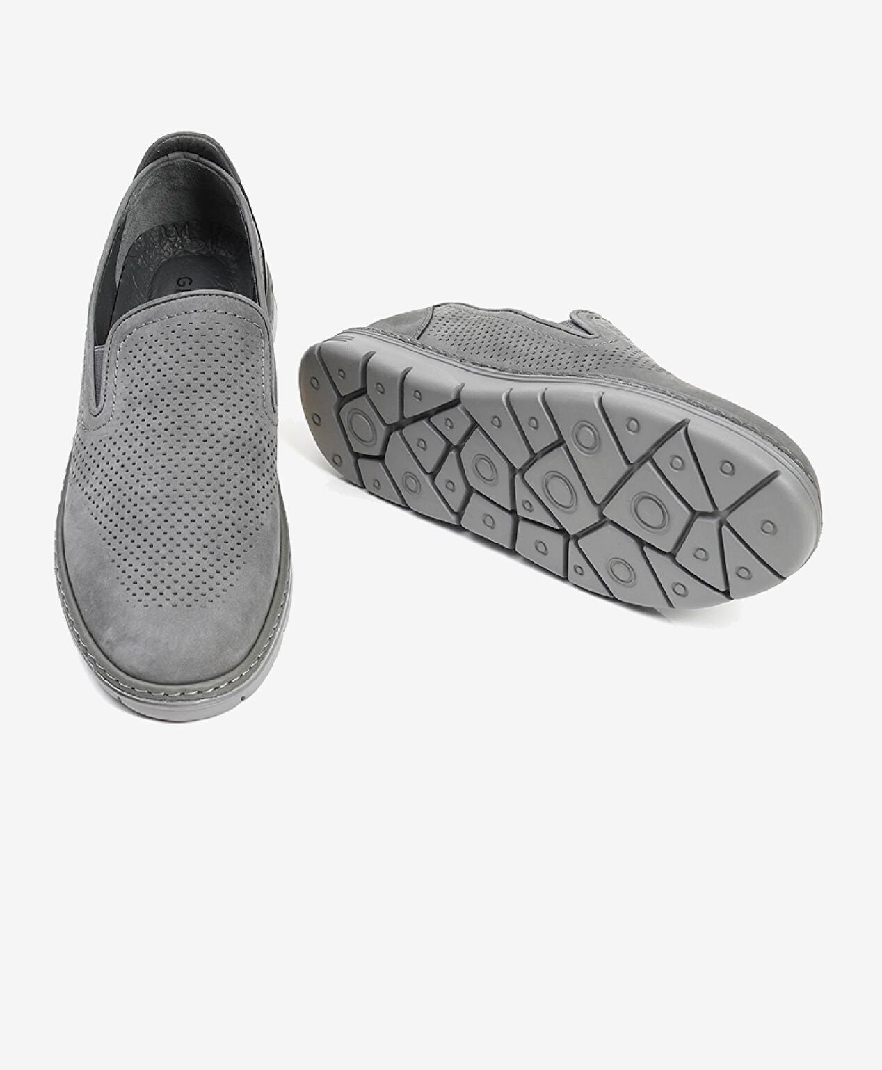 Erkek Füme Hakiki Deri Comfort Ayakkabı - 5