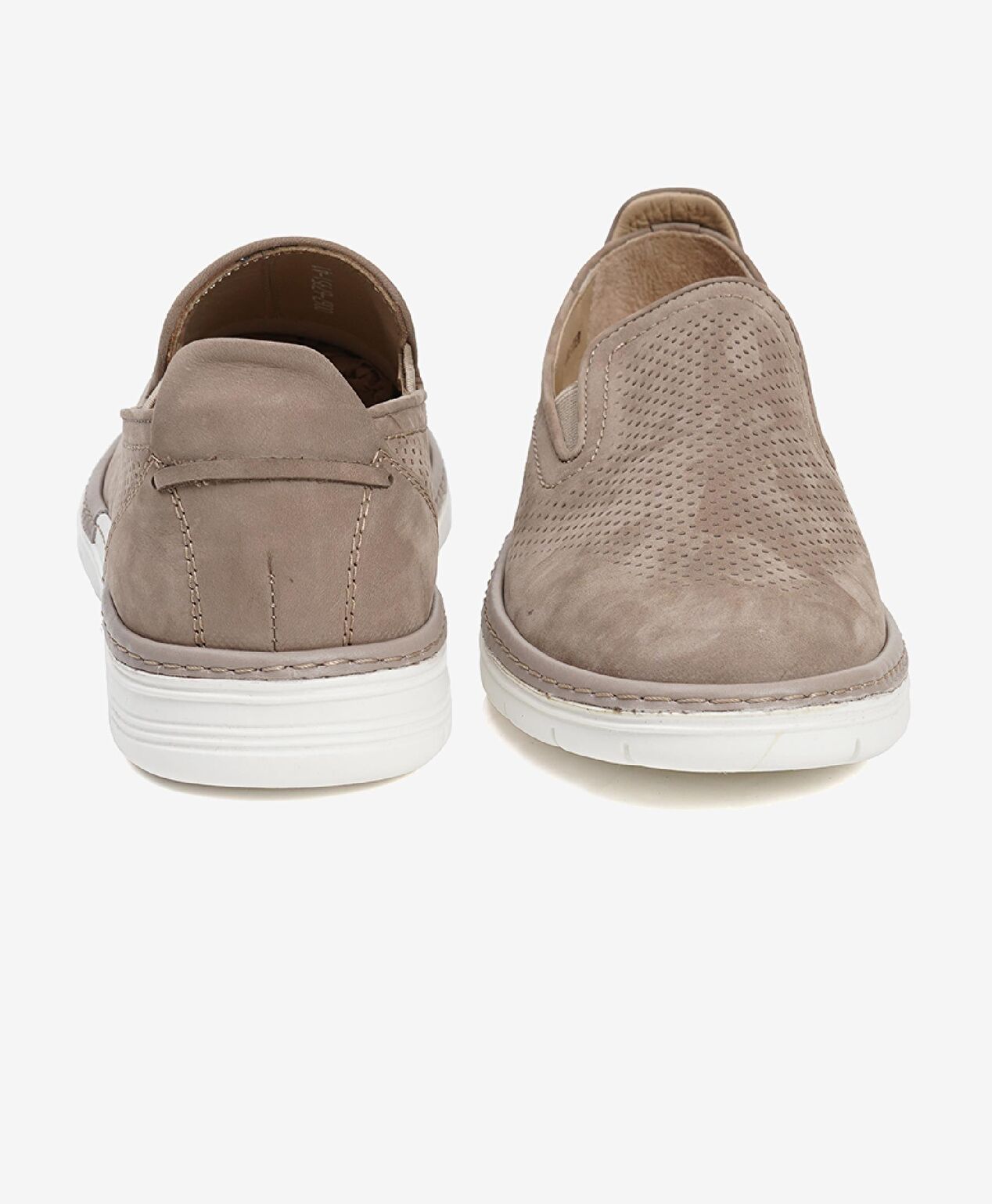 Erkek Vizon Nubuk Hakiki Deri Comfort Ayakkabı - 6