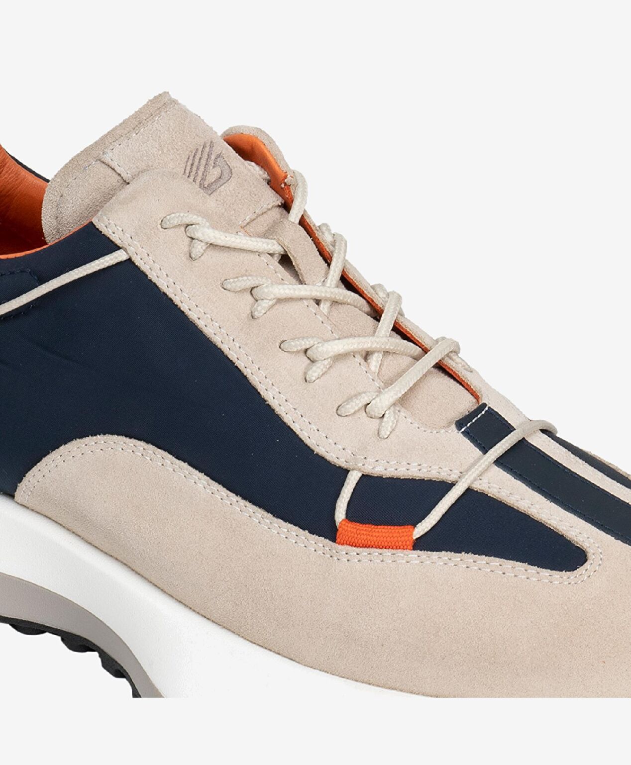 Erkek Kemik Lacivert Hakiki Deri Spor Ayakkabı - 5