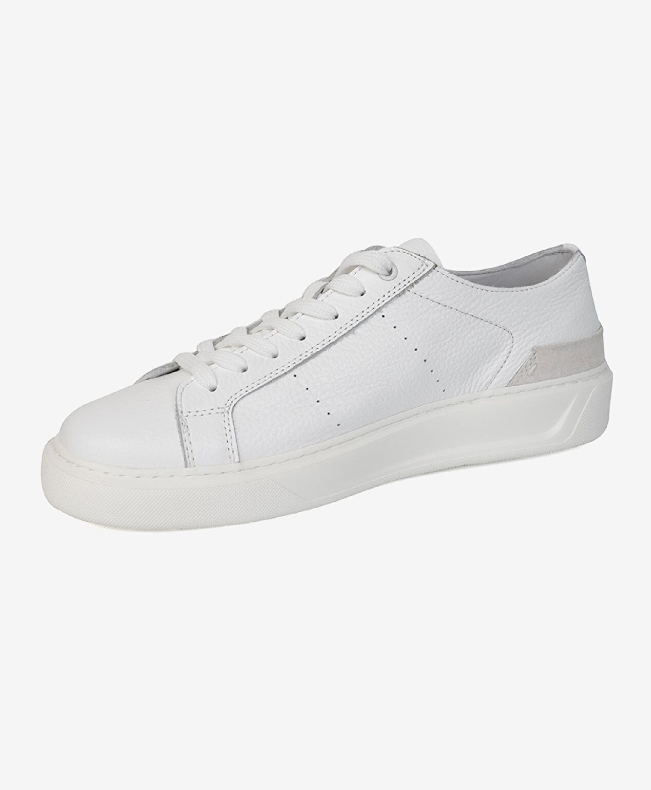 Erkek Beyaz Hakiki Deri Sneaker Ayakkabı - 2