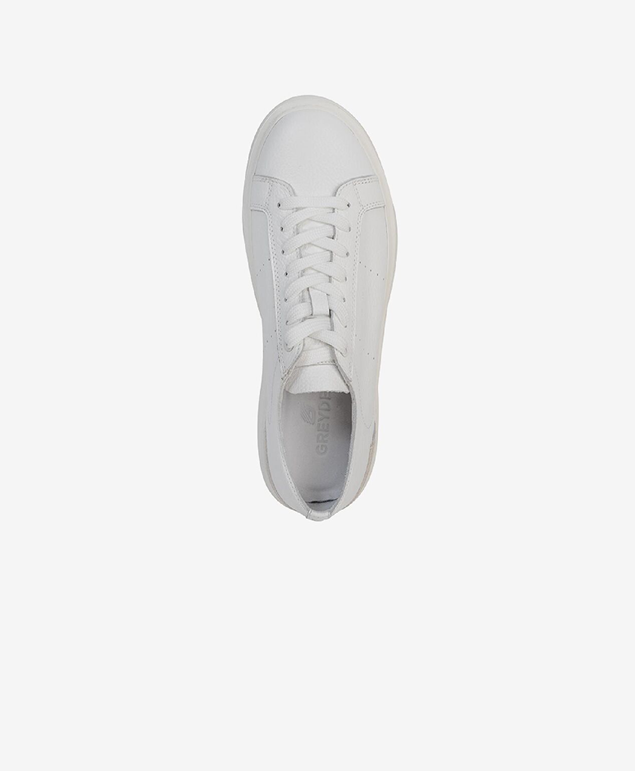 Erkek Beyaz Hakiki Deri Sneaker Ayakkabı - 3