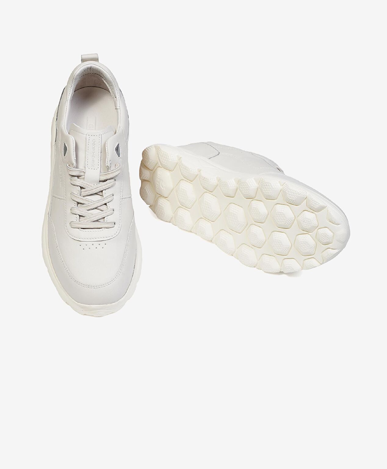 Erkek Beyaz Hakiki Deri Casual Ayakkabı - 5