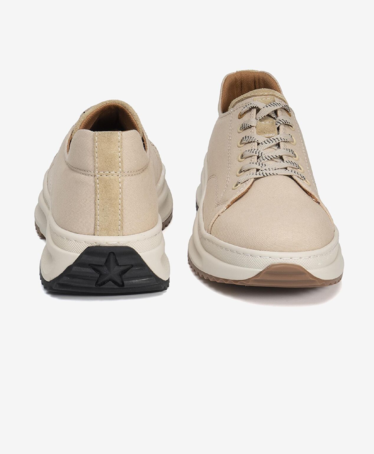 Erkek Bej Hakiki Deri Sneaker Ayakkabı - 7