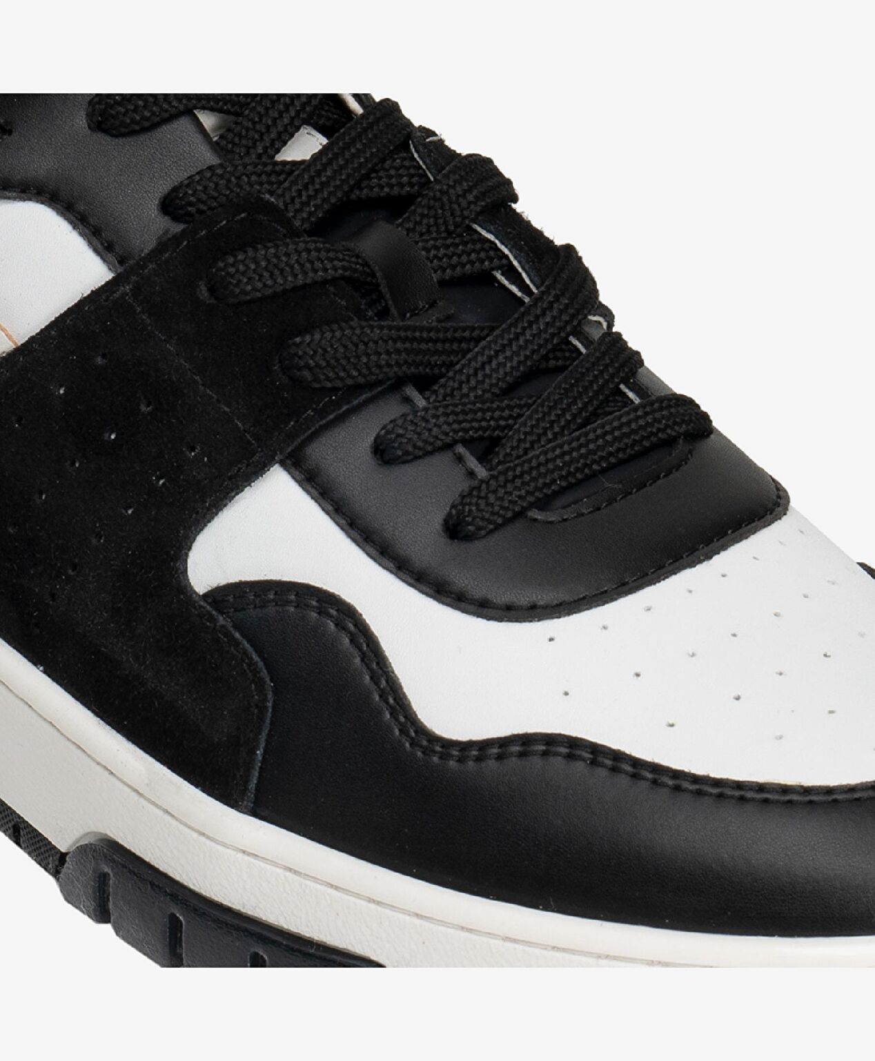 Greyder LAB Erkek Siyah Beyaz Sneaker Ayakkabı - 4