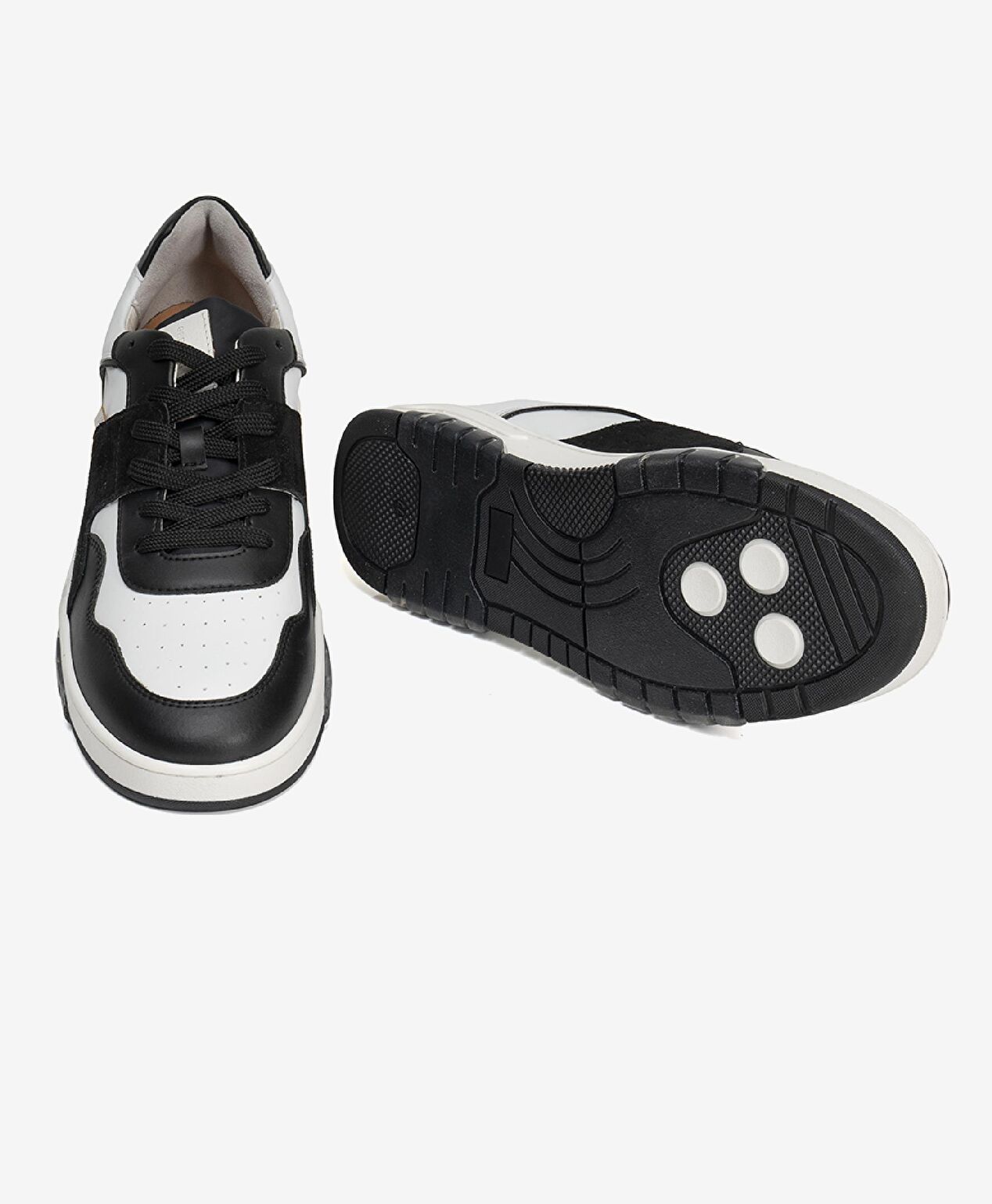 Greyder LAB Erkek Siyah Beyaz Sneaker Ayakkabı - 5