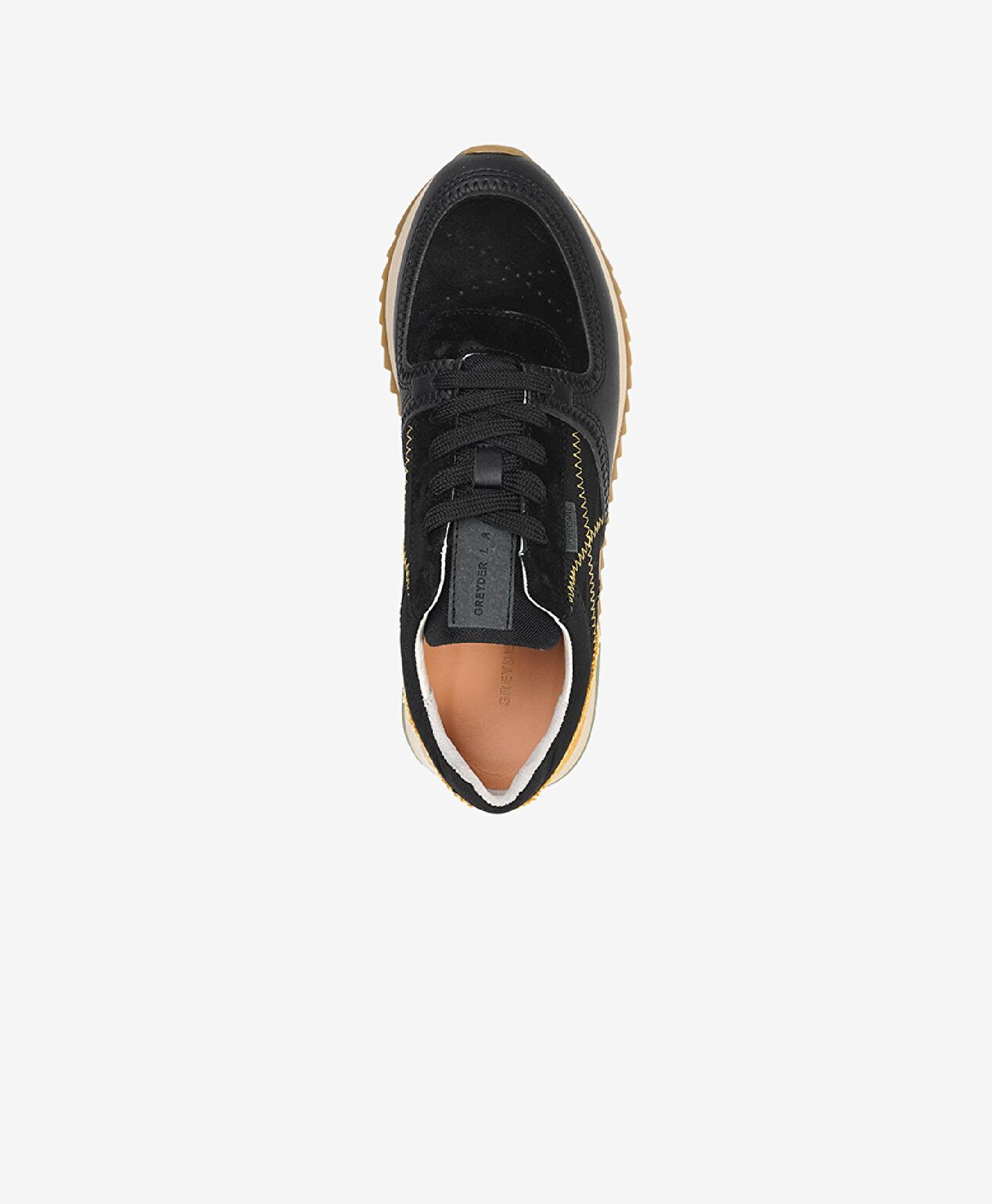 GreyderLab Erkek Siyah Sneaker Ayakkabı - 3