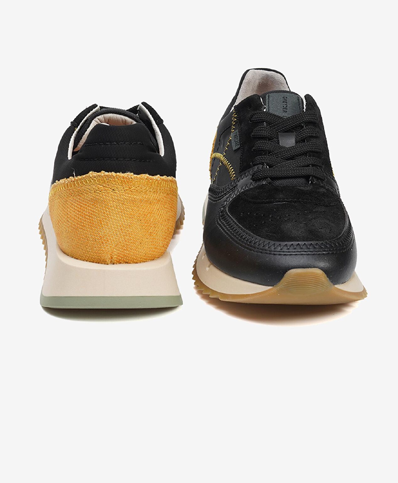GreyderLab Erkek Siyah Sneaker Ayakkabı - 6