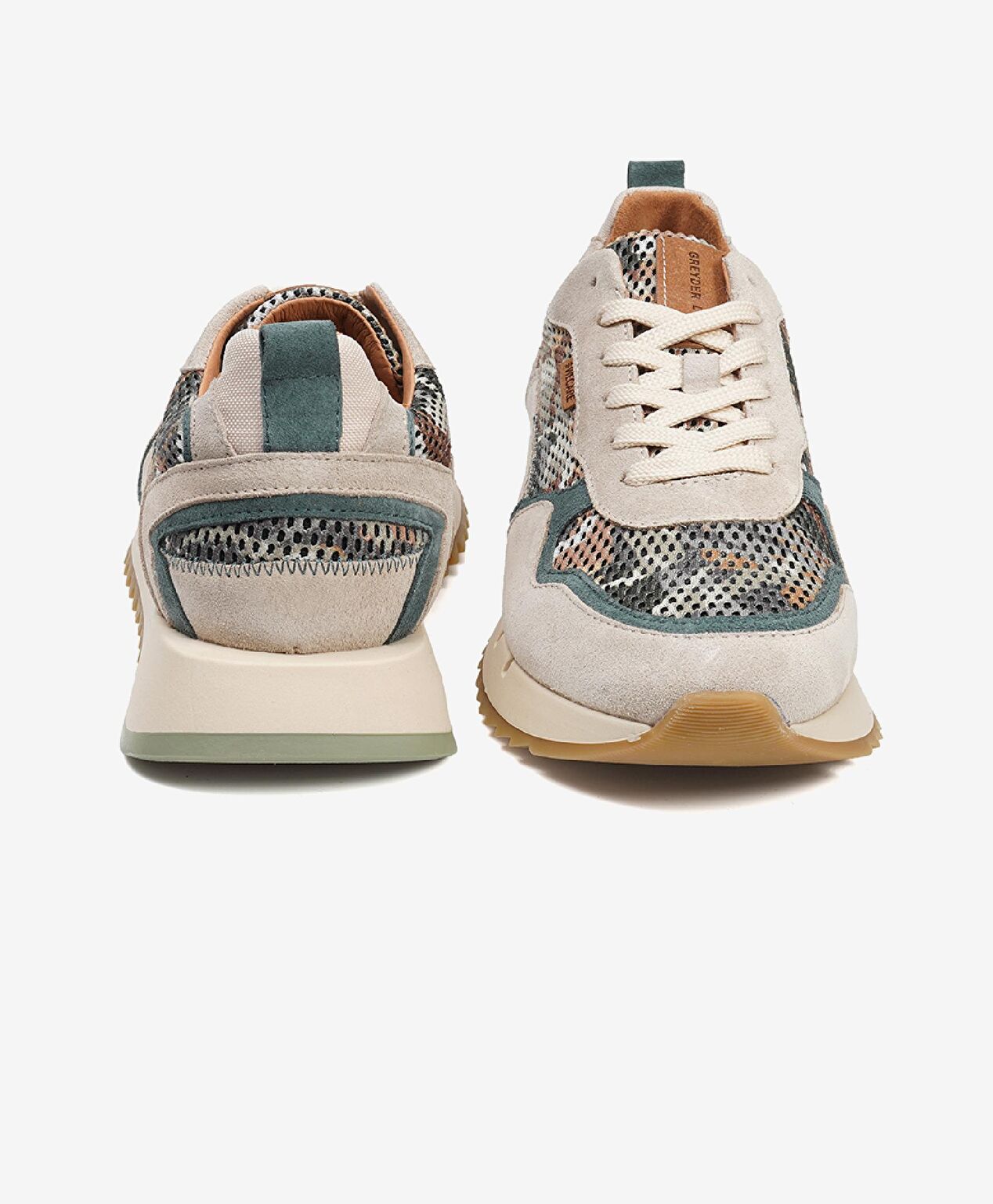 Greyder LAB Erkek Yeşil Bej Sneaker Ayakkabı - 7