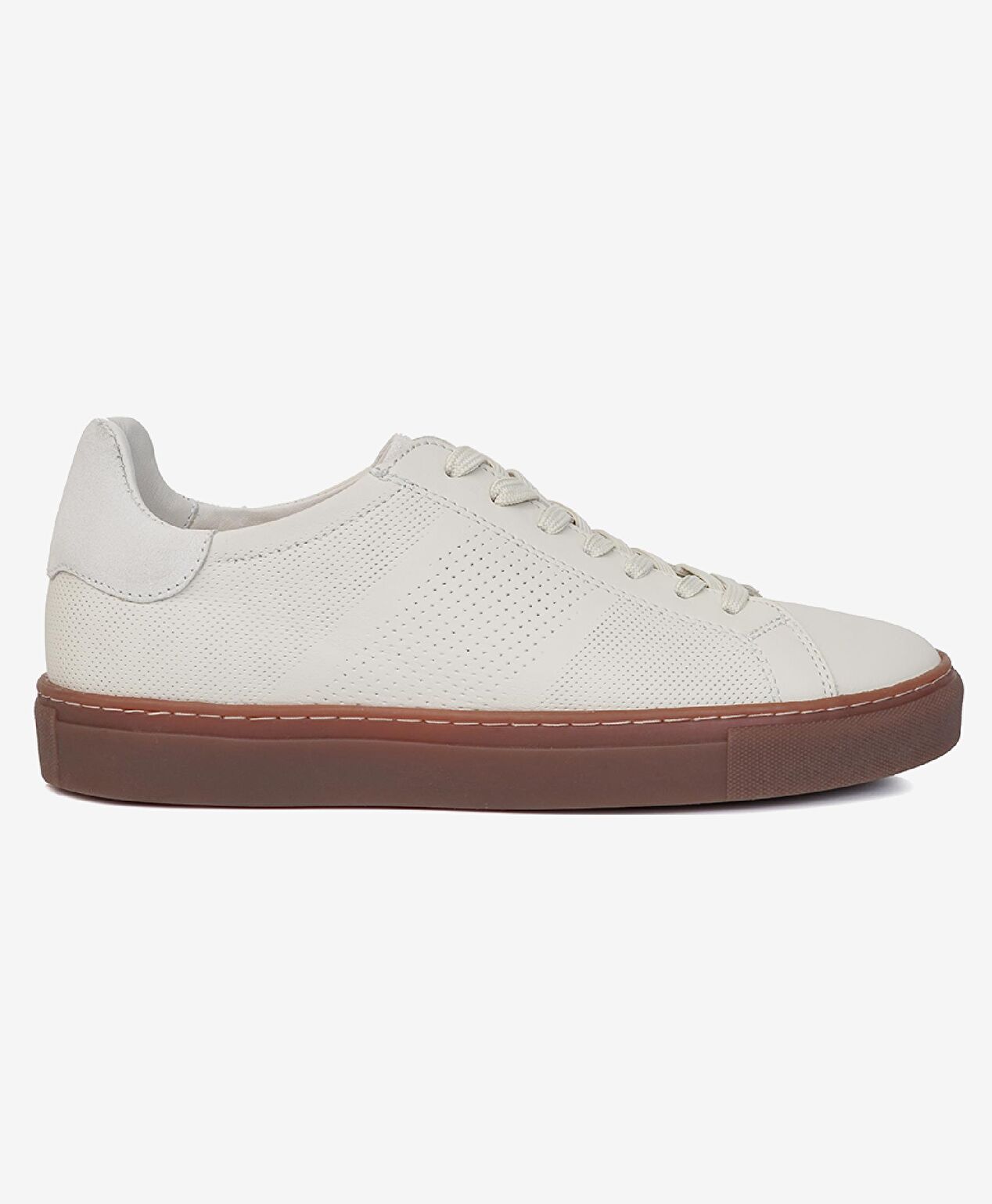 Erkek Beyaz Hakiki Deri Sneaker Ayakkabı - 1