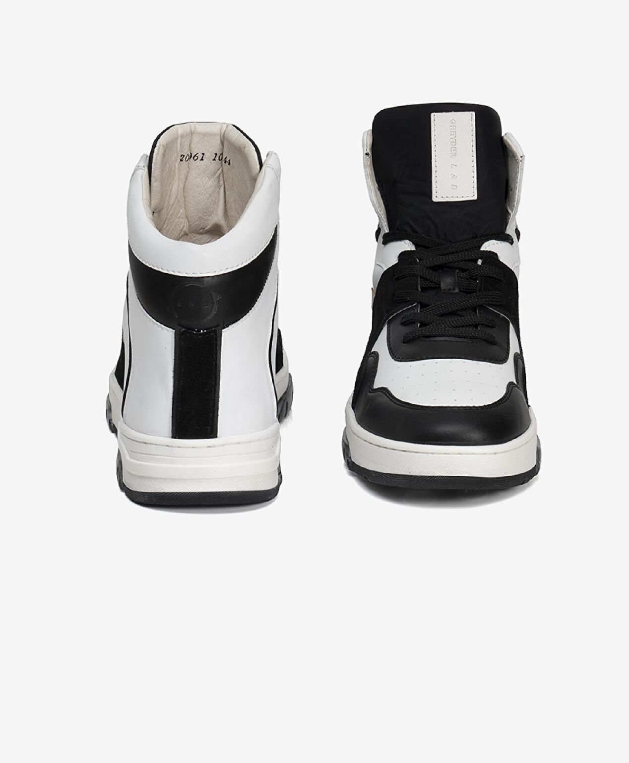 Greyder LAB Erkek Siyah Beyaz Sneaker Ayakkabı - 6