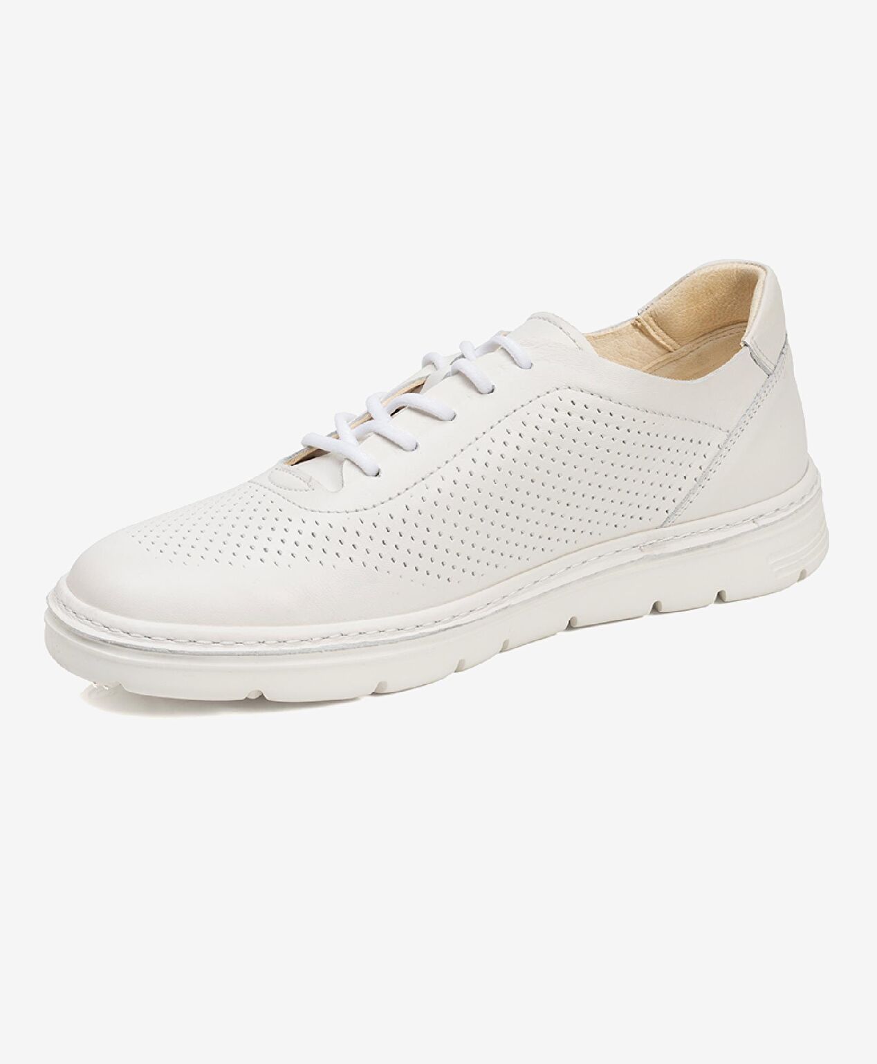 Kadın Bej Hakiki Deri Casual Ayakkabı - 2