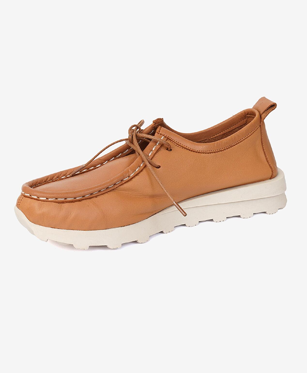 Kadın Taba Hakiki Deri Casual Ayakkabı - 2