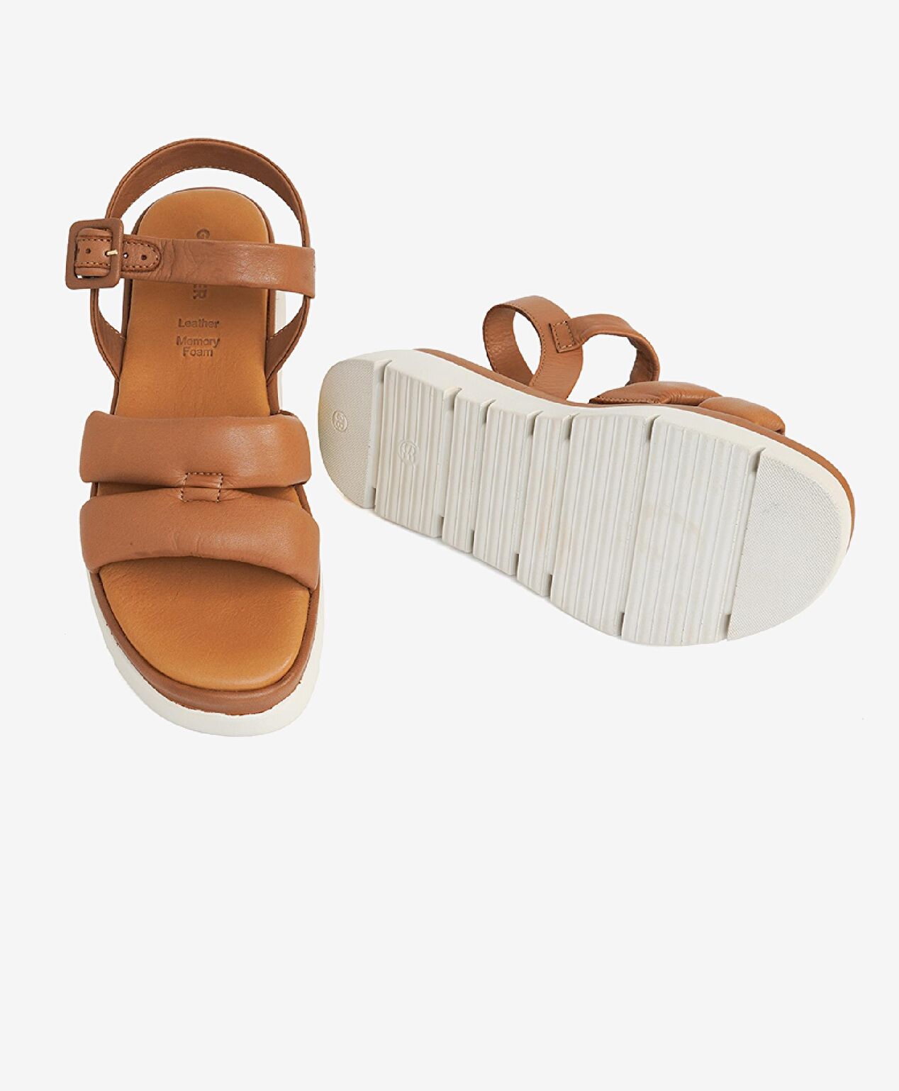 Kadın Taba Hakiki Deri Sandalet - 5