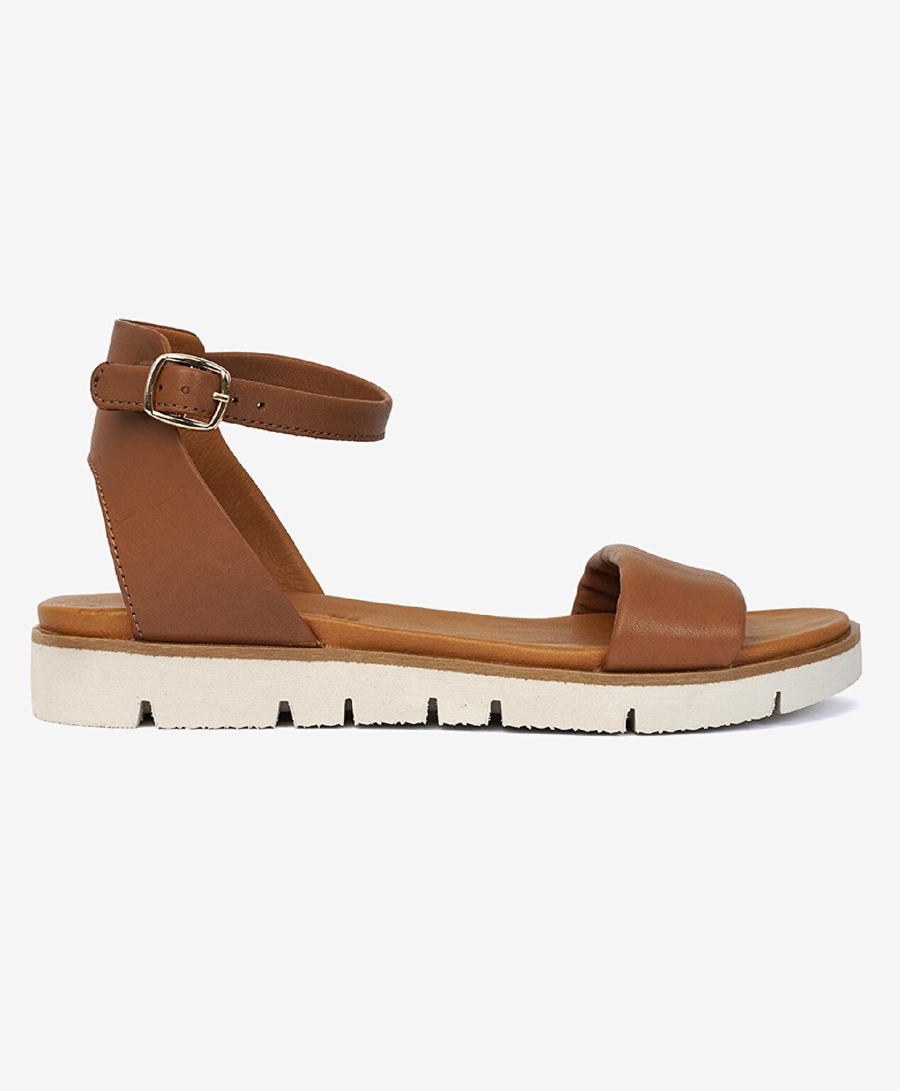 Kadın Taba Hakiki Deri Sandalet - 1