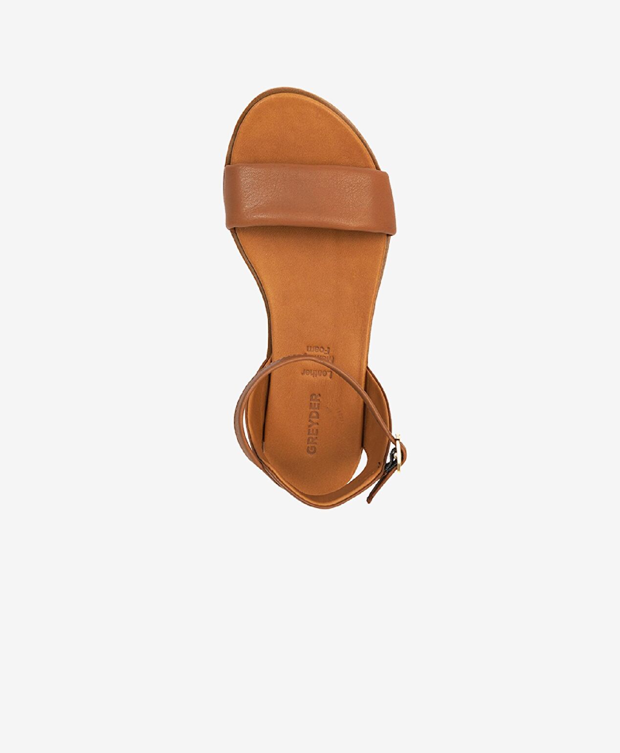 Kadın Taba Hakiki Deri Sandalet - 3
