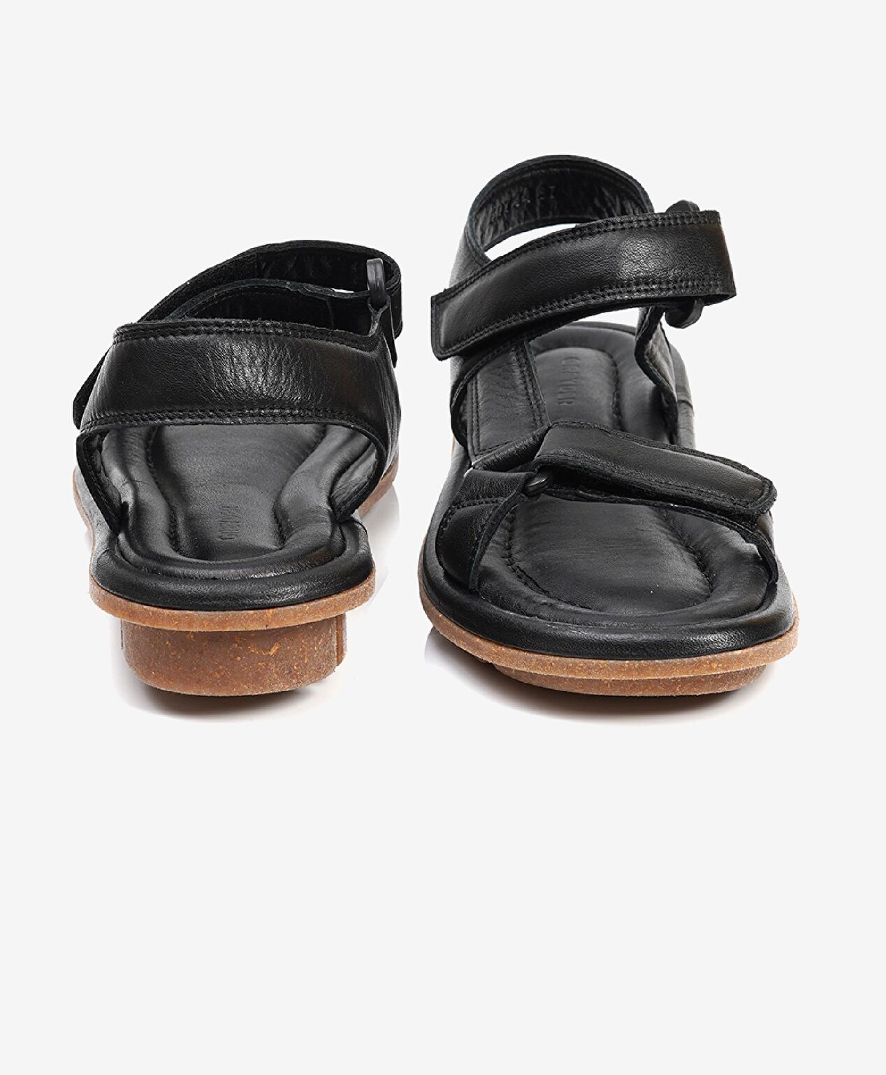 Kadın Siyah Hakiki Deri Sandalet - 6