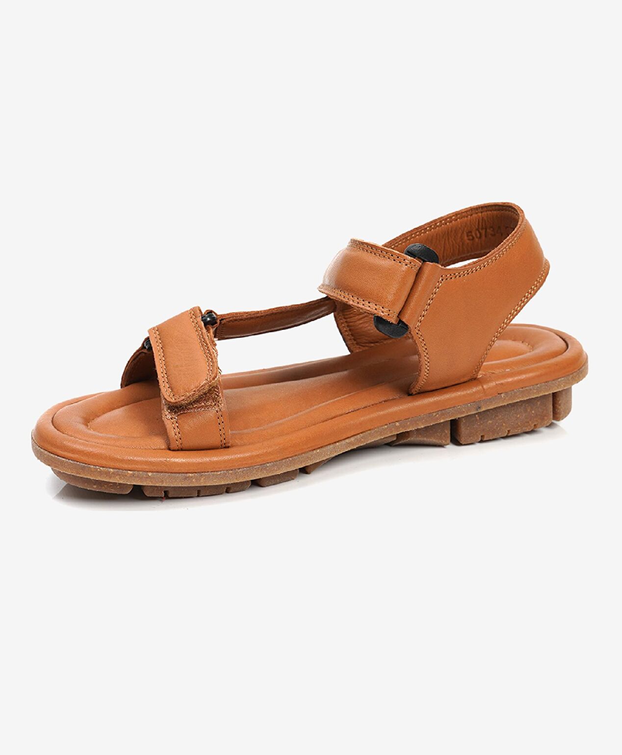 Kadın Taba Hakiki Deri Sandalet - 2