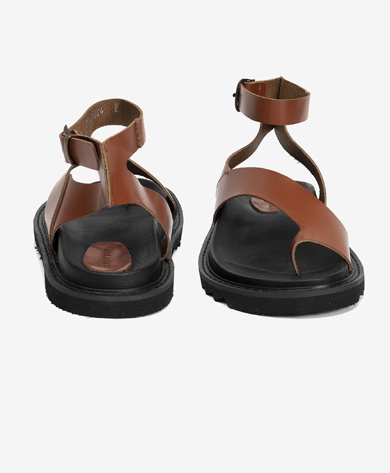 Kadın Taba Hakiki Deri Sandalet - 7