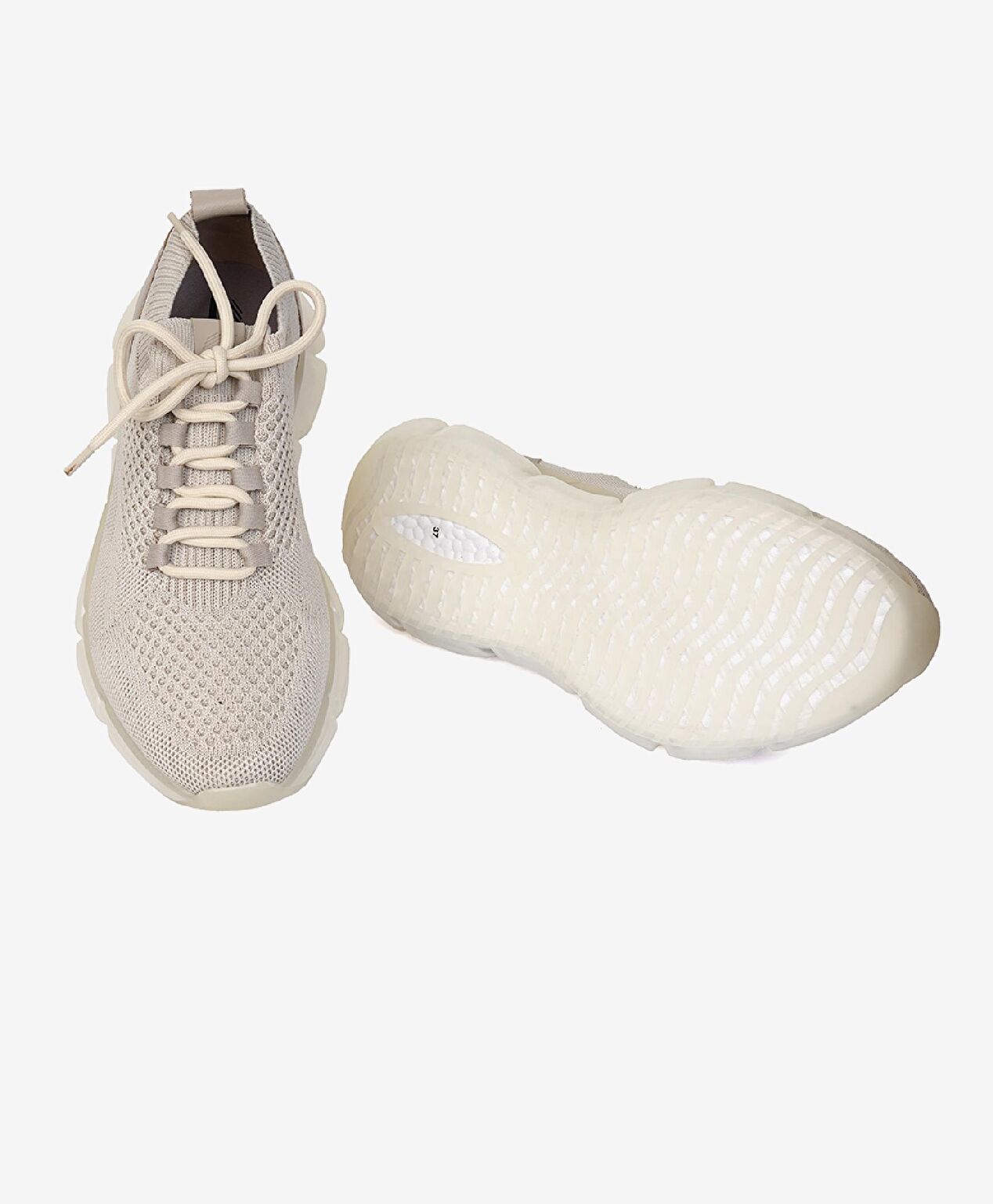 Kadın Koyu Bej Spor Ayakkabı - 5