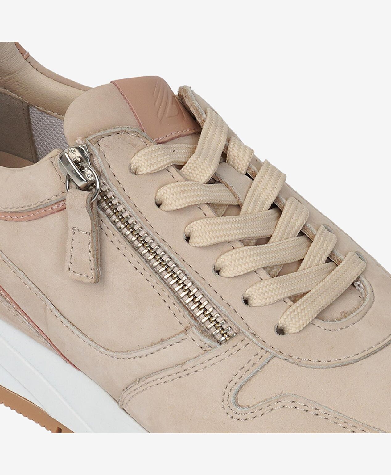 Kadın Bej Hakiki Deri Spor Ayakkabı - 4