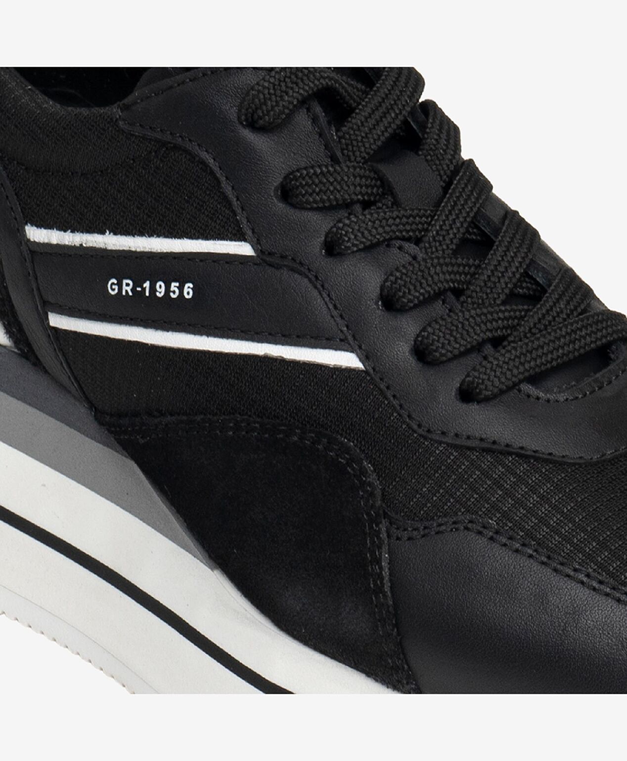 Kadın Siyah Hakiki Deri Spor Ayakkabı - 4