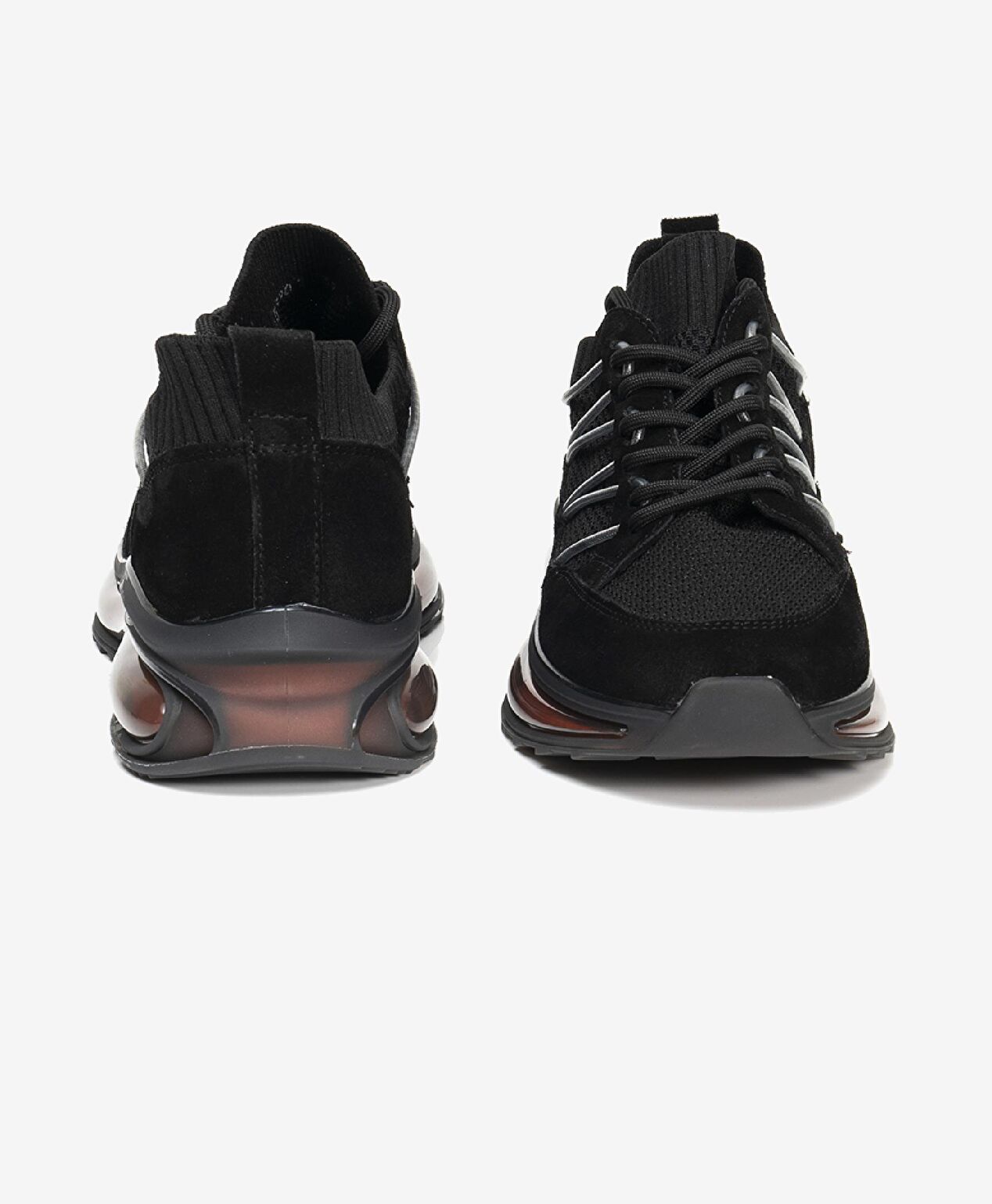 Kadın Siyah Sneaker Ayakkabı - 7